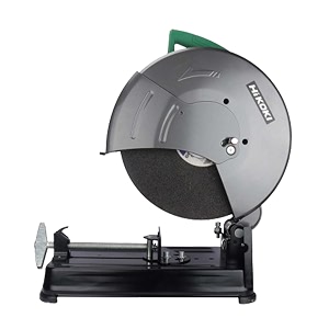 hikoki cc14stas9z - elbow handle heavy duty corded cut off machine 1434 chop saw 2000w 355 mm cutoff wheel dia 3900 rpm 141 kg cut-off wheel hex bar wrench included