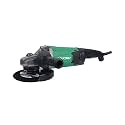 HIKOKI Corded Angle Grinder | 600W Powerful Motor | 0-V Restart Protection | 1.7 KG | 12000 RPM | 100mm Wheel Dia | 197mm Grip | Slide Switch | Side Handle | Wrench Included | G10SS2