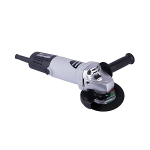 hikoki heavy duty corded angle grinder  715w  12000 rpm  100mm disc dia  16mm whole dia  15 kg  horsepower 1000w  double insulated body  depressed center wheel  wrench included  pda100m