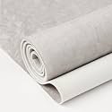 Hiksuky Suede Auto Headliner Fabric 54" L × 60" W with Foam Backing - Grey Interior Replacement Material for Car/Truck/SUV/RV Roof, Tube Packaging - Home Repair/DIY Headliner Material