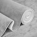 Hiksuky Suede Auto Headliner Fabric 96" L × 58" W with Foam Backing - Gray Interior Replacement Material for Car/Truck/SUV/RV Roof, Tube Packaging - Home Repair/DIY Headliner Material