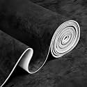 Hiksuky Suede Auto Headliner Fabric 96" L × 58" W with Foam Backing - Black Interior Replacement Material for Car/Truck/SUV/RV Roof, Tube Packaging - Home Repair/DIY Headliner Material