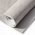 Hiksuky Suede Auto Headliner Fabric 98" L × 60" W with Foam Backing - Gray Interior Replacement Material for Car/Truck/SUV/RV Roof, Tube Packaging - Home Repair/DIY Headliner Material