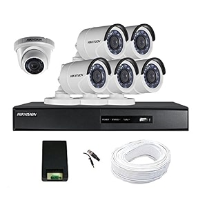 full hd 2mp 6 cctv cameras amp 8 chfull hd dvr kit all accessories