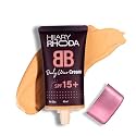 Hilary Rhoda BB Cream with SPF 15 | Infused with Wheat Germ Oil & Jojoba Seed Oil | Weightless Formula | Hides Blemishes, Dark Spots & Pigmentation - 40ml (Golden Beige - Shade 4)