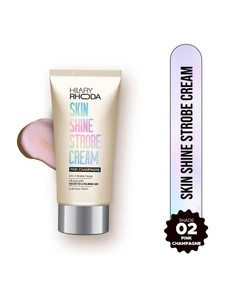 hilary rhoda skin shine strobe cream  2 in 1 - highlighter  moisturiser  luminous finish highlighter