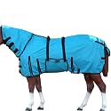 HILASON Horse Fly Sheet UV Protect Mesh 66 in Turquoise