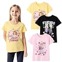 HILEELANG Girl T-Shirts Short Sleeve Graphic Tees