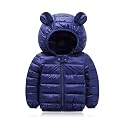 HILEELANG Kids Boy Girl Winter Hooded Puffer Jackets Coats Light Weight Padded Outerwear