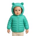 HILEELANG Kids Boy Girl Winter Hooded Puffer Jackets Coats Light Weight Padded Outerwear