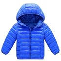 HILEELANG Kids Boy Girl Winter Hooded Puffer Jackets Coats Light Weight Padded Outerwear