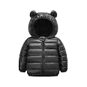 HILEELANG Kids Boy Girl Winter Hooded Puffer Jackets Coats Light Weight Padded Outerwear