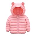 HILEELANG Kids Boy Girl Winter Hooded Puffer Jackets Coats Light Weight Padded Outerwear