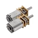 HiLetgo 2pcs GA12-N20 N20 (6V 50RPM) Gear Reducer Motor DC 3V/6V12V N20 Reduction Motor Mini Deceleration Gear Motor Micro Robort Smart Car Motor Multiple Rotation Speed Optional