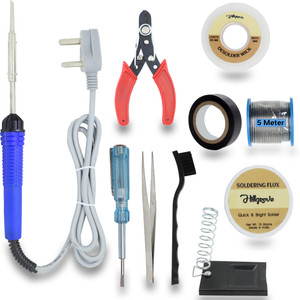 hillgrove electronic gadget 10in1 new mobile soldering iron equipment tool machine combo kit set with flux paste and wire 25 w simple