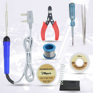 hillgrove electronic gadget 8in1 new mobile soldering iron equipment tool machine combo kit set with flux paste and wire 25 w simple