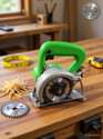 Hillgrove HGCM1278M3 Cutting Machine Saw for Tile/Marble/Wood with 1Pcs Wood Cutting Wheel Marble Cutter