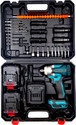 Hillgrove HGCM1383M2 300Nm Electric Nut Bolt Open Machine Gun Cordless Impact Wrenches Cordless Impact Wrench (1/2 inch)