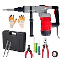 Hillgrove HGCM1399M1 2000W 100% Copper Winding 7Kg Concrete Demolition Hammer Chipping Hammering Drilling Breaker Drill Machine 7Kg Kit Set
