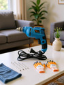 Hillgrove HGCM39M3 500W Power Drill Machine with Gloves,5 Drill Bits for Making Holes HGCM39M3 in Metal/Wood/Concrete with Reverse Rotation and Variable Speed Impact Driver