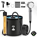 hillhub Portable Camping Shower Kit with 1500W Heater &amp; 6000mAh Pump