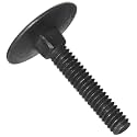 Hillman Elevator Bolt Flat Head Plain Black Phosphate Coarse Thread 1/4"-20 x 1-1/2" Black – 100 Pack