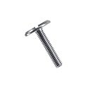 Hillman Steel Combo Sidewalk Bolt, Hurricane Anchor for Metal, 25 Pack, 11.2 oz, 0.25” Rust-Resistant Fasteners, Durable, Flat Head, (1/4" x 1-1/2" XL Pak) Stainless Steel Finish (707312)