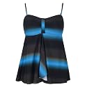 Hilor Women39s Flyaway Tankini Top Bandeau Swimsuit