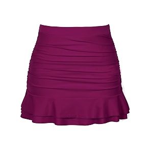 Hilor Womens Skirted Bikini Bottom High Waisted