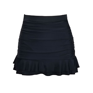 Hilor Womens Skirted Bikini Bottom High Waisted