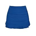 Hilor Women39s Skirted Bikini Bottom High Waisted