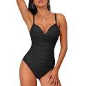 Hilor Womens Underwire One Piece Swimsuit Tummy