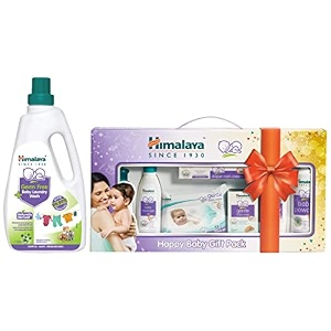 himalaya baby gift pack seriespack of 1 setwhite amp himalaya germ free baby laundry wash 1 l bottle