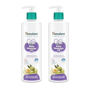 himalaya baby massage oil 500ml x 2all-round growthstrong bones amp muscles
