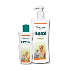 himalaya combo of erina coat cleanser 450 ml amp erina-ep tick and flea control shampoo 200 ml