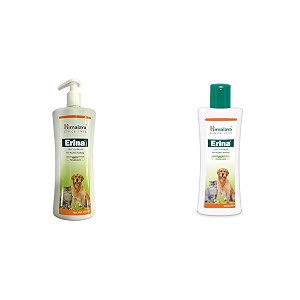 himalaya combo of erina coat cleanser amp erina-ep tick and flea control shampoo