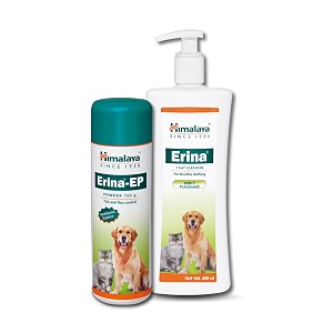 himalaya erina coat clean 450ml and powder 150g