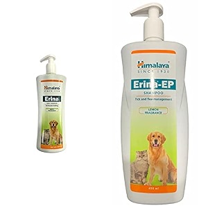 himalaya erina coat cleanser 450 ml amp erina-ep shampoo 500 ml