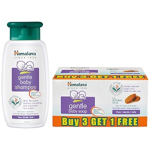 himalaya gentle baby soap 4n75g amp himalaya gentle baby shampoo 100ml