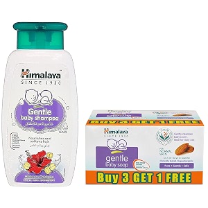 himalaya gentle baby soap 75g 31 amp himalaya gentle baby shampoo 200ml
