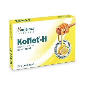 himalaya koflet h lozenges ginger - 10 x 6s