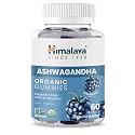 Himalaya KSM-66 Organic Ashwagandha Gummies, BlackBerry Flavor, 60 Gummies