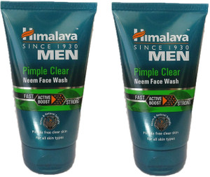 himalaya men pimple clear neem  face wash 100 g