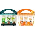 Himalaya Pure Skin Neem Facial Kit (Facewash 50ml, Scrub 50g &amp; Face Pack 50g) and Himalaya Tan Removal Orange Facial Kit (Tan Removal Orange Peel-Off Mask, Face Scrub, Face Wash), 150 ml (Pack of 3)