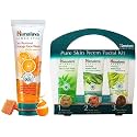 Himalaya Pure Skin Neem Facial Kit (Facewash 50ml, Scrub 50g & Face Pack 50g) & Himalaya Tan Removal Orange Face Wash, 100ml