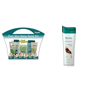 himalaya pure skin neem facial lotion with face massager amp herbals anti hair fall shampoo 400ml