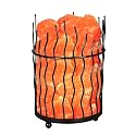 Himalayan Glow Salt Lamp - Multi-Color USB Himalayan Salt Lamp with Dimmer Control | LED Bulb | Plastic Base | Amber Glow, Idle for Gift, Decor & Desk