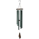 DigaNT Tuned Wind Chime Premiere Grande Series Black 42 Inches Positive Vibrations &amp; Energy