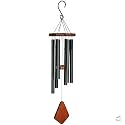 DigaNT Tuned Wind Chime Premiere Grande Series Black 42 Inches Positive Vibrations & Energy