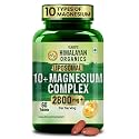 Vlado's himalayan Organics Magnesium Supplement 2800mg with 10 Chelated Salts Liposomal magnesium citrate , Oxide, Threonate, Aspartate, Chloride, Sulphate, Carbonate, Gluconate + 2 more with VItamin D3 & B12 I For Sl